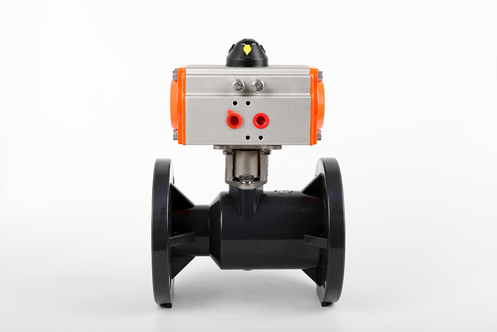 科尔沁左翼中气动法兰一体球阀